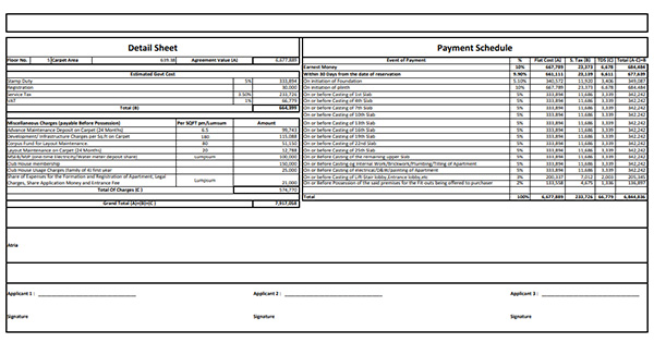 Wadhwa Atmosphere Phase 1 Mulund Costing Plan